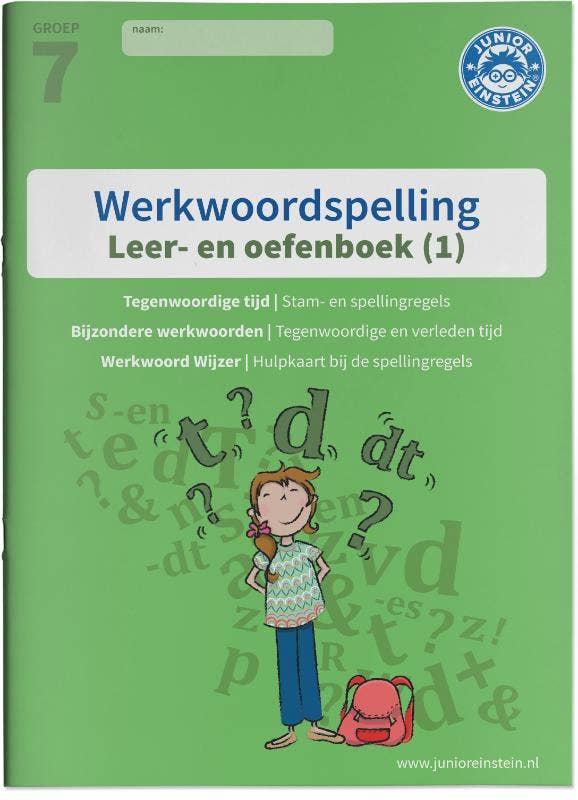 1 Spellingsoefeningen tegenwoordige tijd en bijzondere werkwoorden. Groep 7