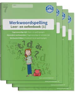 Werkwoordspelling Leer- en oefenboek - Deel 1; 2 en 3 - Groep 7