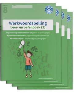 Werkwoordspelling Leer- en oefenboek - Deel 1; 2 en 3 - Groep 8