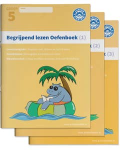 Begrijpend lezen Oefenboeken - Deel 1; 2 en 3 - Groep 5