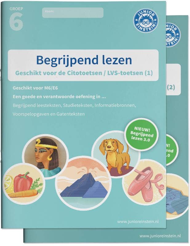 Begrijpend lezen oefenboeken compleet - Groep 6 - M6/E6 - Cito 3.0