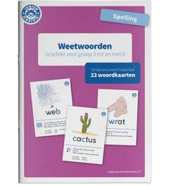 weetwoorden geschikt voor groep 3 tot en met 8