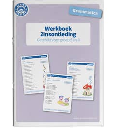 Zinsontleding Werkboek Grammatica voor groep 5 en 6