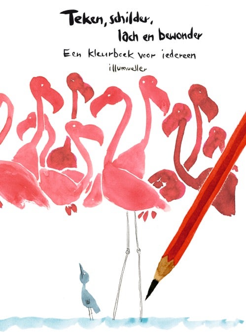 Teken; schilder. lach en bewonder