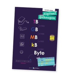 Poster metriek stelsel digitaal geheugen - Lesmaatje