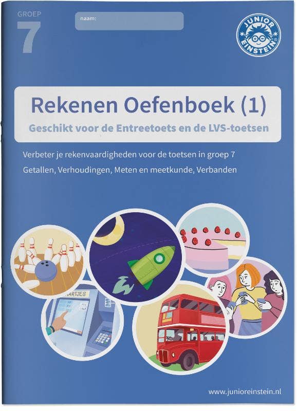 Rekenen Oefenboek deel 1 geschikt voor de Citotoets