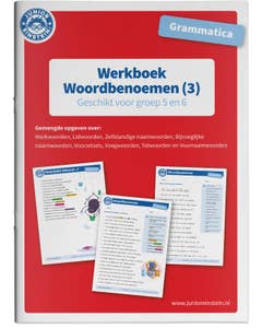 Werkboek Woordbenoemen Grammatica deel 3 Groep 5 en 6