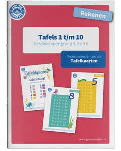 Rekenen Tafels 1 t/m 10 Tafelkaarten