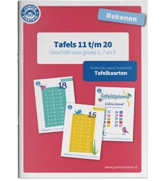 Tafels 11 t/m 20 rekenen geschikt voor groep 6; 7 en 8