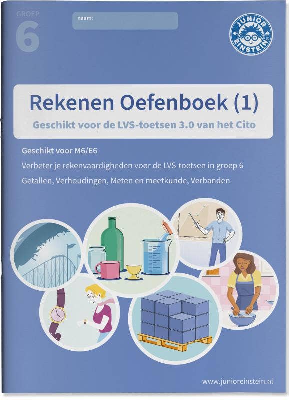 Rekenen Oefenboek - Deel 1 - Groep 6