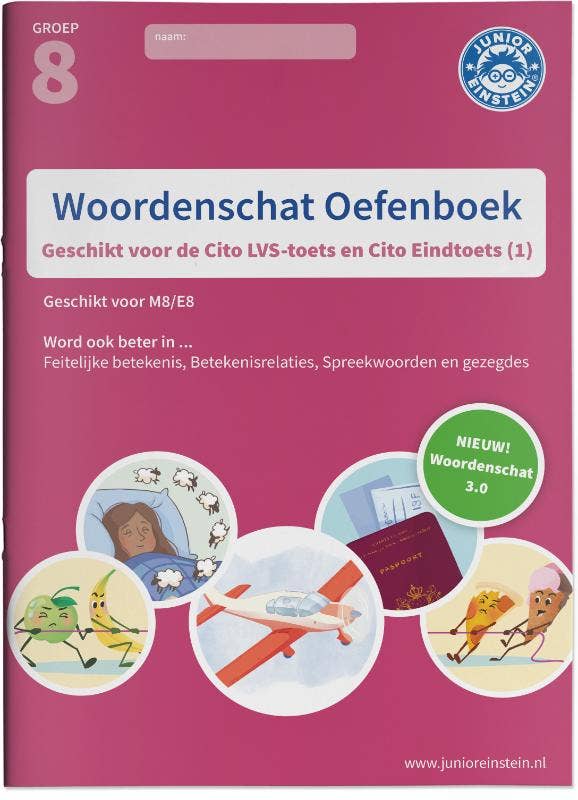 Deel 1 - Woordenschat deel 1 Geschikt voor de Cito LVS-toetsen en de Cito Eindtoets - M8/E8 Cito Oefenboek