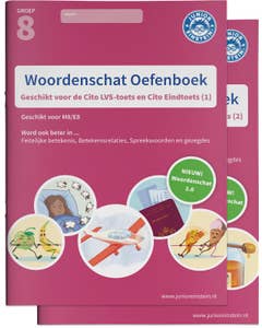 Woordenschat Oefenboeken - Deel 1 en 2 - Groep 8
