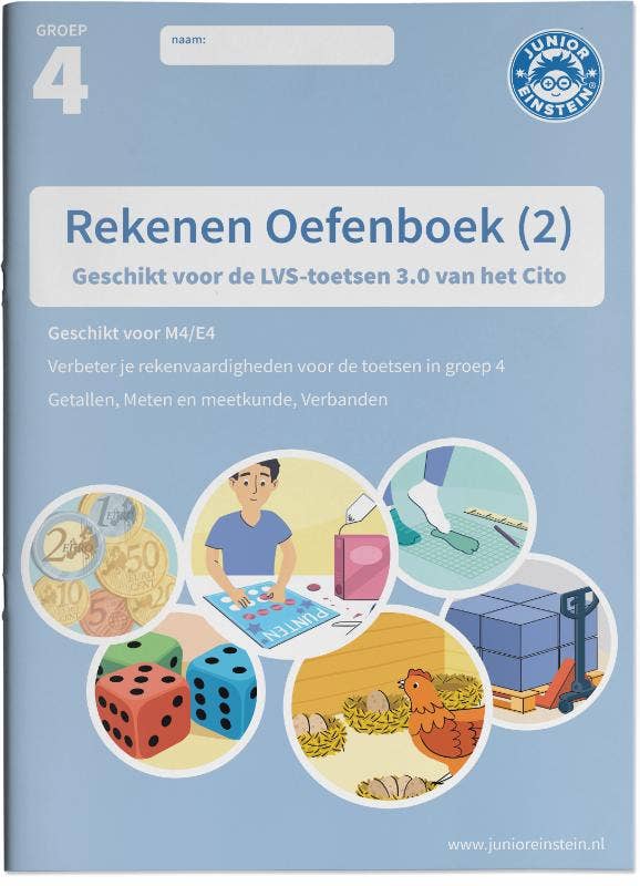 Deel 2 - Rekenen Oefenboek deel 2 groep 4 Geschikt voor de LVS-toetsen van het Cito 3.0 - M4/E4