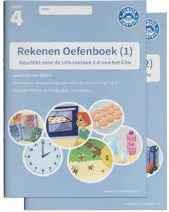 Delen 1 en 2 - Rekenen Oefenboek Set deel 1 en 2 groep 4