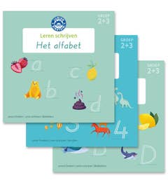 Junior Einstein - Leren schrijven - Blokschrift - groep 2-3 - set van 3