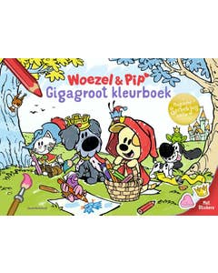 Woezel & Pip - Gigagroot kleurboek Sprookjes