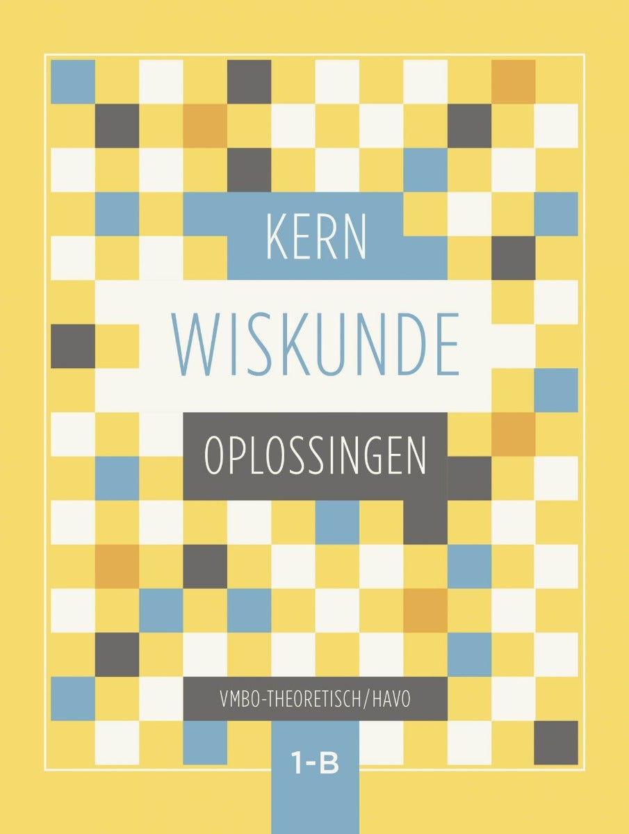 KERN Wiskunde oplossingenboek vmbo-t/havo 1 deel B 