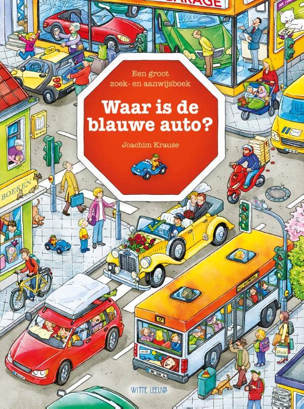 Zoekboeken - Waar is de blauwe auto?