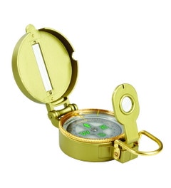 Kompas in metalen houder