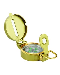 Kompas in metalen houder