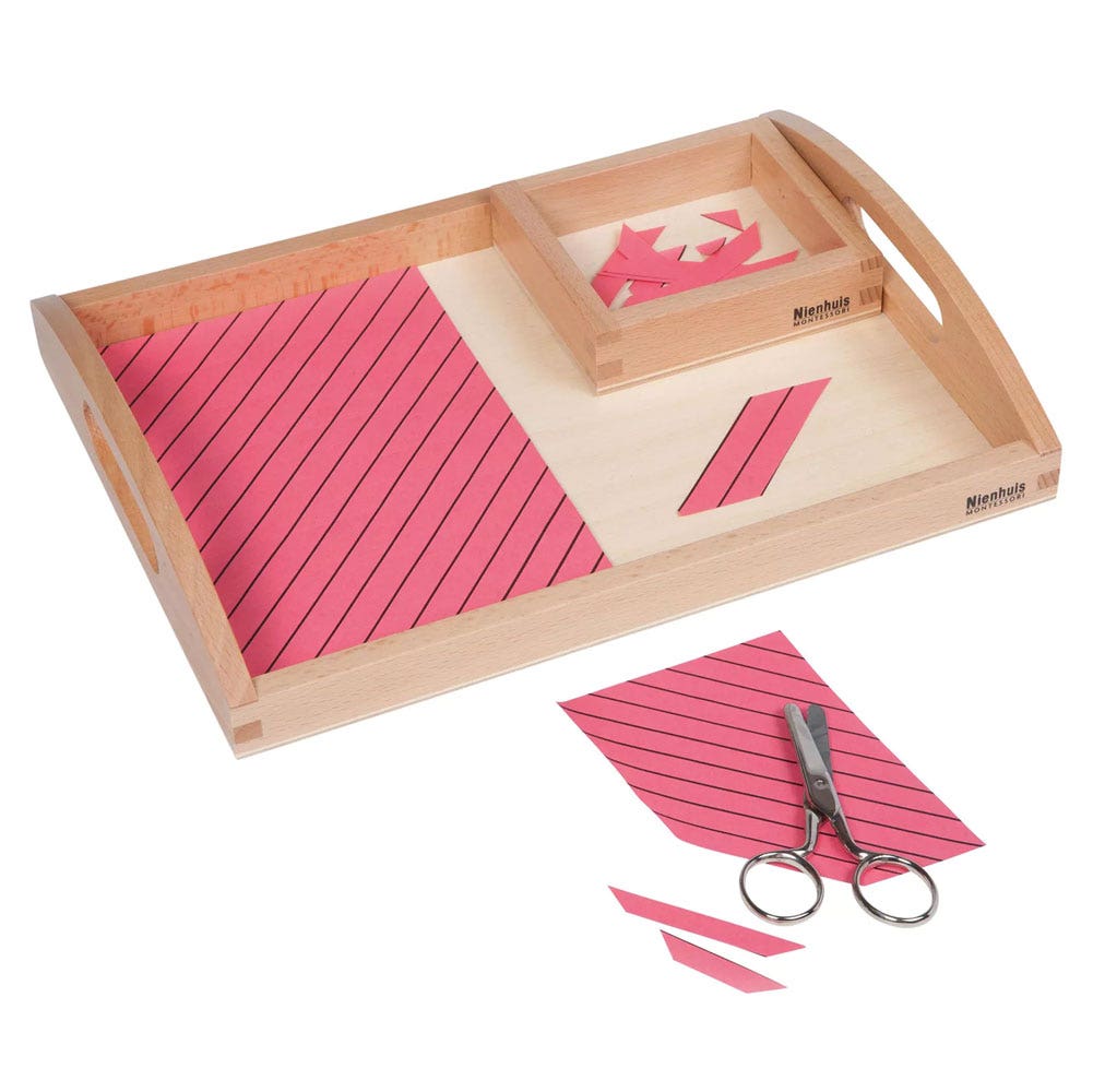 Aanbiedingsblaadje voor knip-oefeningen