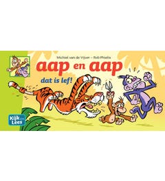 Kijk en Lees - Aap en Aap - Dat is lef! (AVI M3)