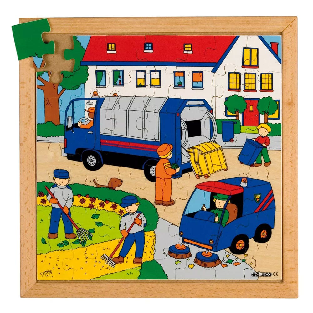 Actie puzzels - Afval (49 stukjes)