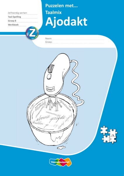 Ajodakt - Puzzelen met Taalmix - groep 8 - werkboek (5 stuks)