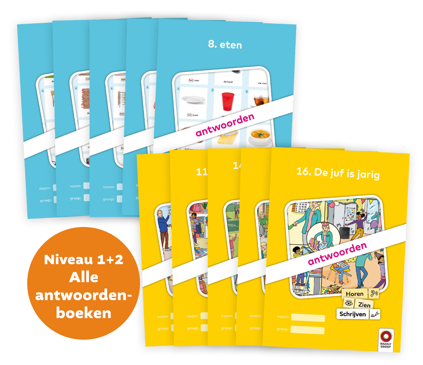Antwoordenboeken niveau 1 en 2 (Startboek, 1-16) | Horen, Zien en Schrijven