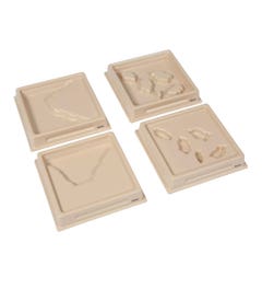 Bakjes land- en watervormen - Set 2