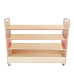 Ballenwagen van hout