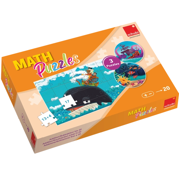 Schubi Mathpuzzels: Optellen en aftrekken tot 20
