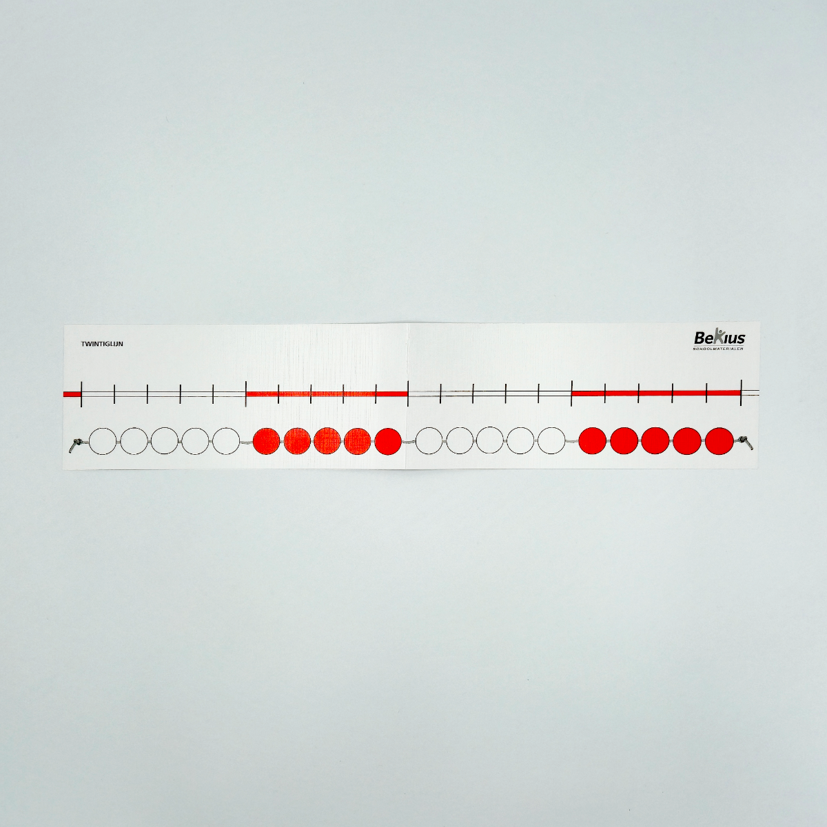 Twintiglijnen - getallenlijnen (5 stuks)