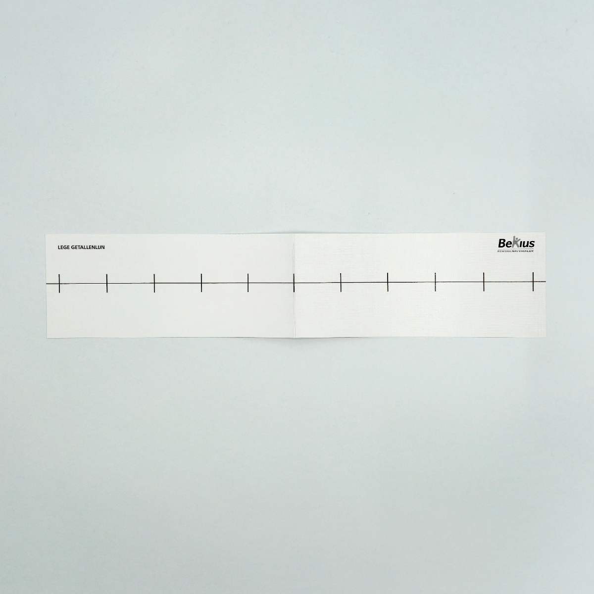 Lege getallenlijnen (5 stuks)