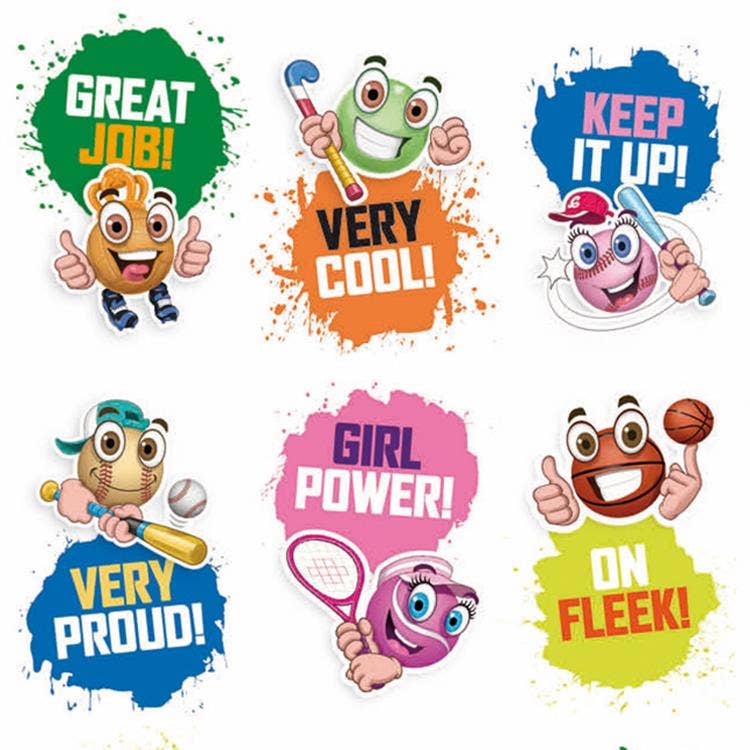 Beloningsstickers | Crazy Balls 