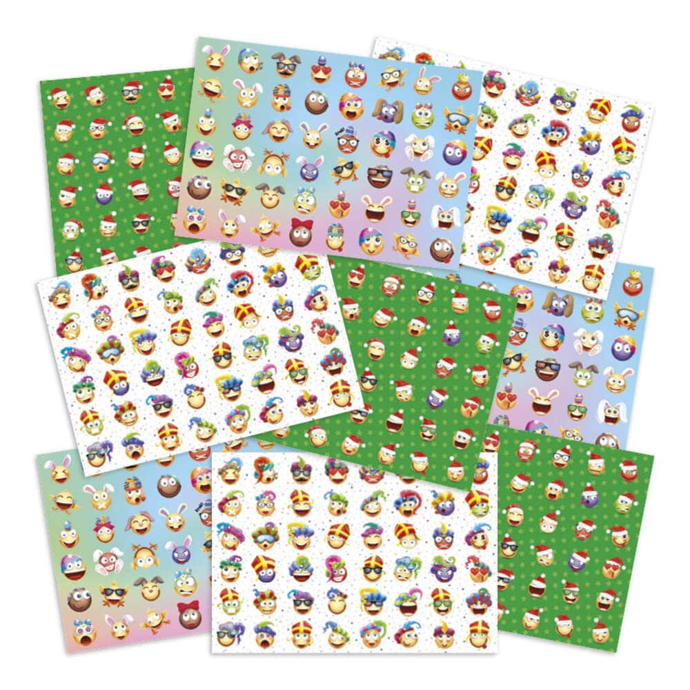 Beloningsstickers | Pasen, Sint en Kerst smileys