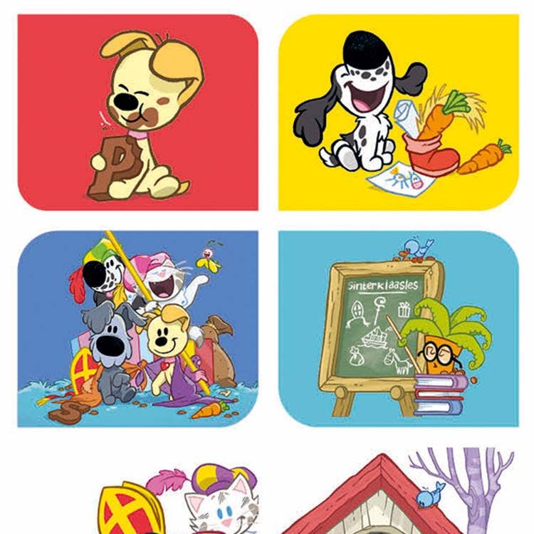 Beloningsstickers | Woezel en Pip | Sinterklaas
