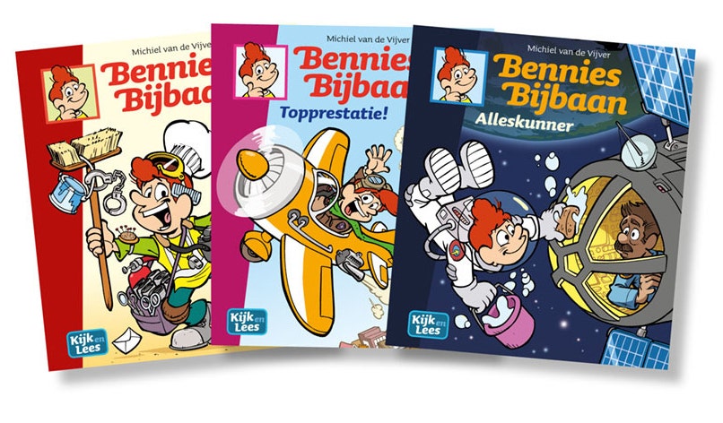 Kijk en lees - Leespakket Bennies Bijbaan - Groep 7 (AVI E6 - M7 - E7)