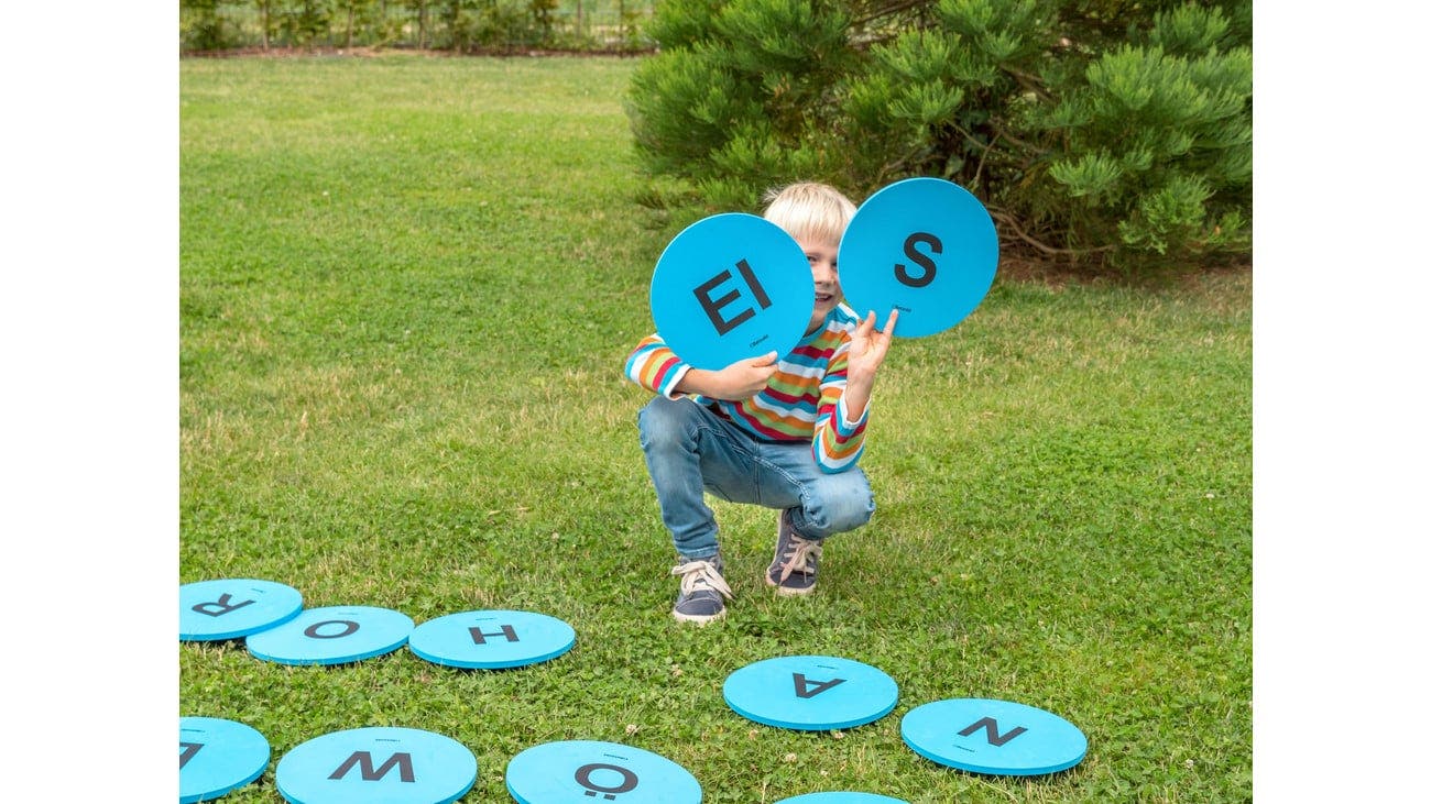 Grote lettermatten cirkels van foam (26 st.)