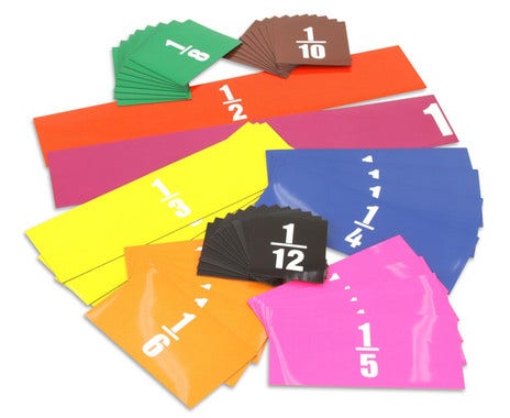 Magnetische  breuken stroken (9 cm)