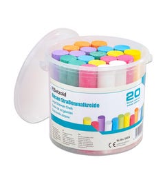 Stoepkrijt emmer (20 stuks)