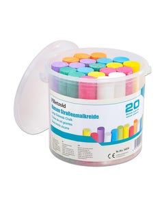 Stoepkrijt emmer (20 stuks)