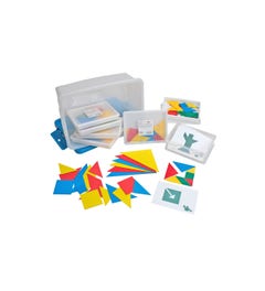 Tangram klassenset in opbergbox