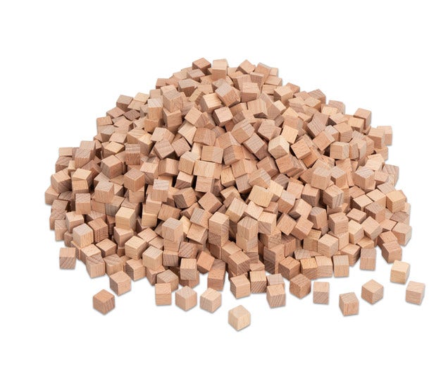 Rekenen – Houten Kubus – 1.000 x losse eenheden