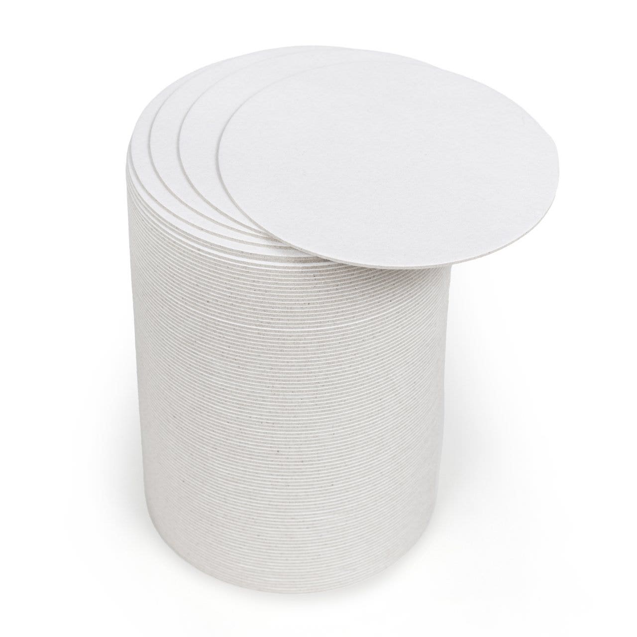 Onbedrukte blanco bierviltjes | Rond (100 st.)