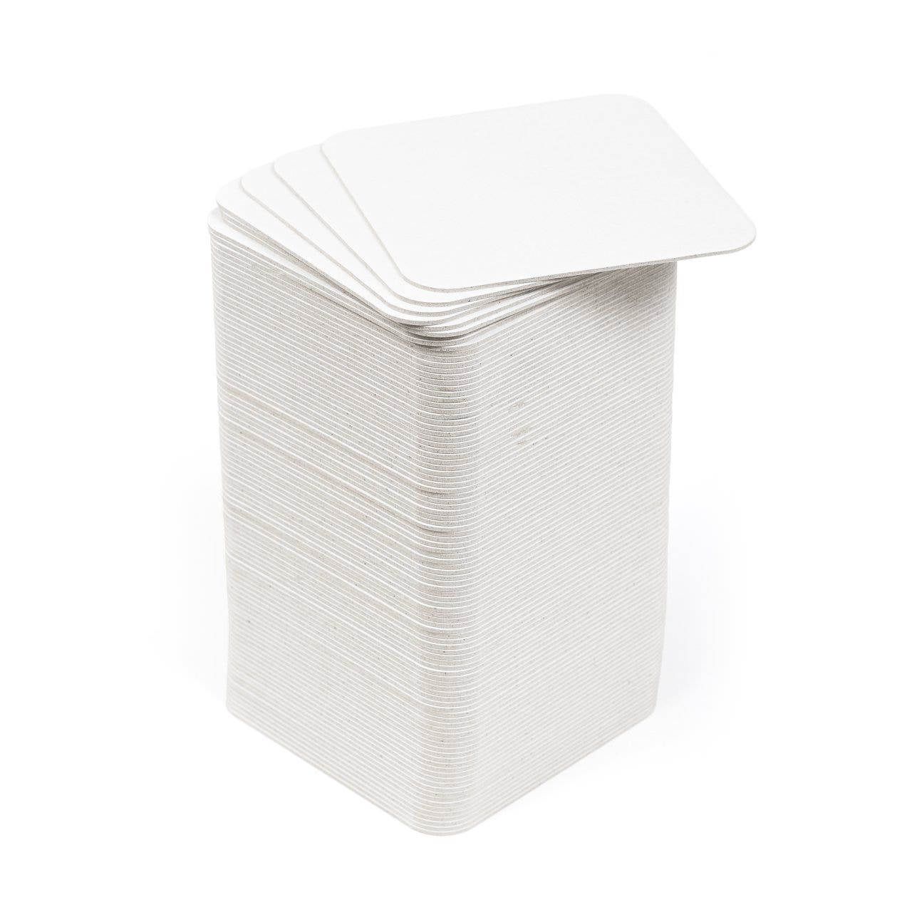 Onbedrukte bierviltjes | Vierkant (100 st.)