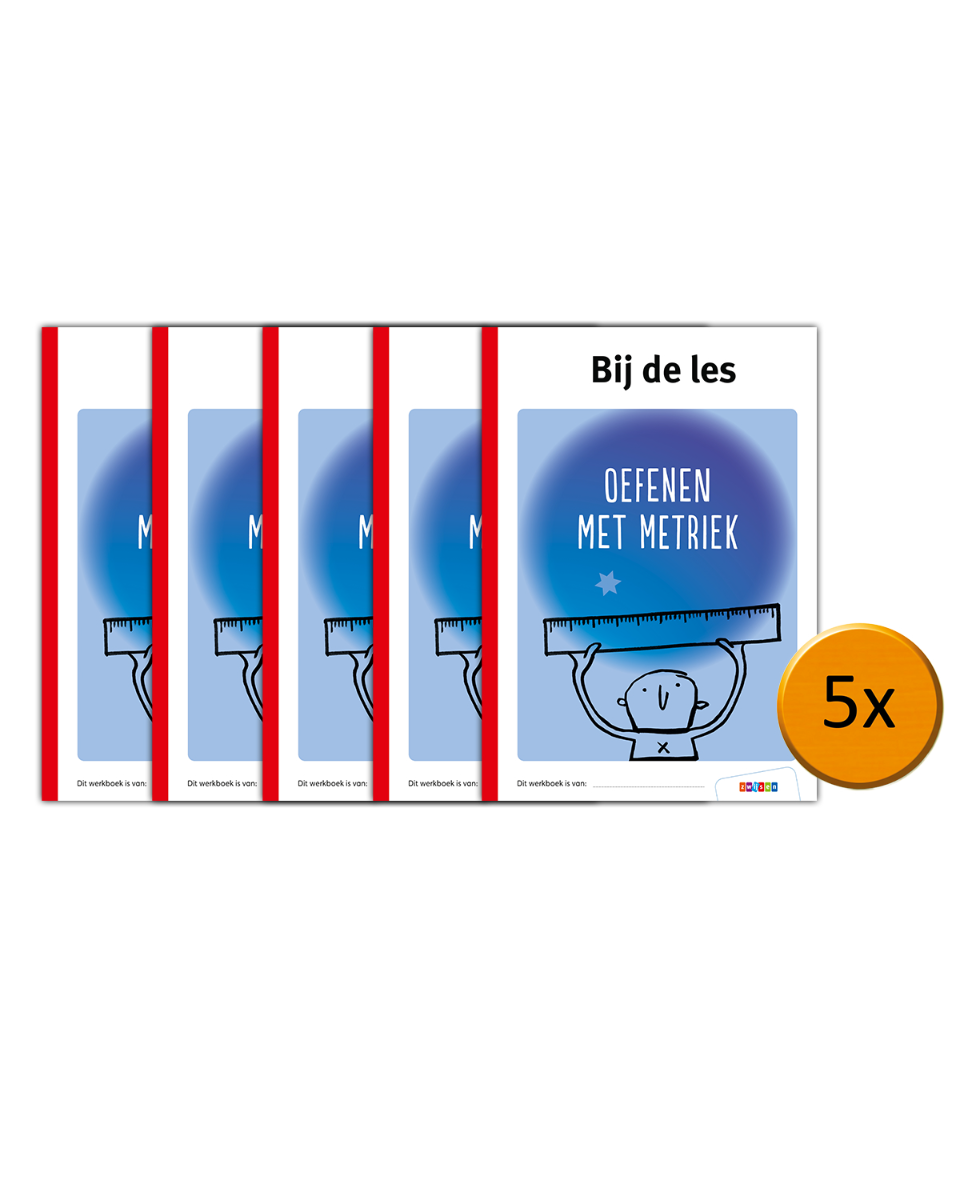 Bij de les - Pakket Oefenen met metriek - M6 - E6 (5 ex.)
