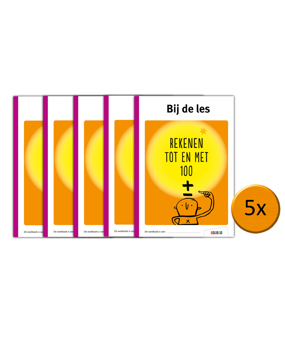 Bij de les - Pakket Rekenen tot en met 100 - M4 - E4 (5 ex.)
