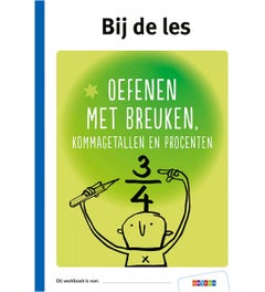 Bij de les oefenen met breuken m8 e8