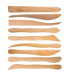 Boetseerspatels | Hout | Set à 12 spatels
